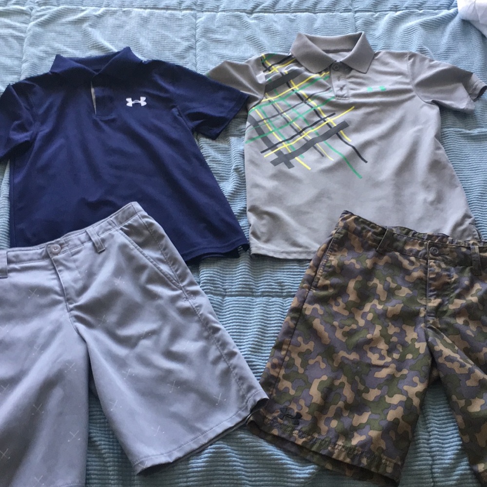 Boys Under Armor Golf Clothing